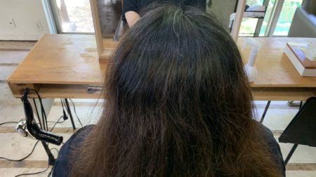 くせ毛＆白髪ぼかしハイライトは相性抜群｜神奈川県横浜市